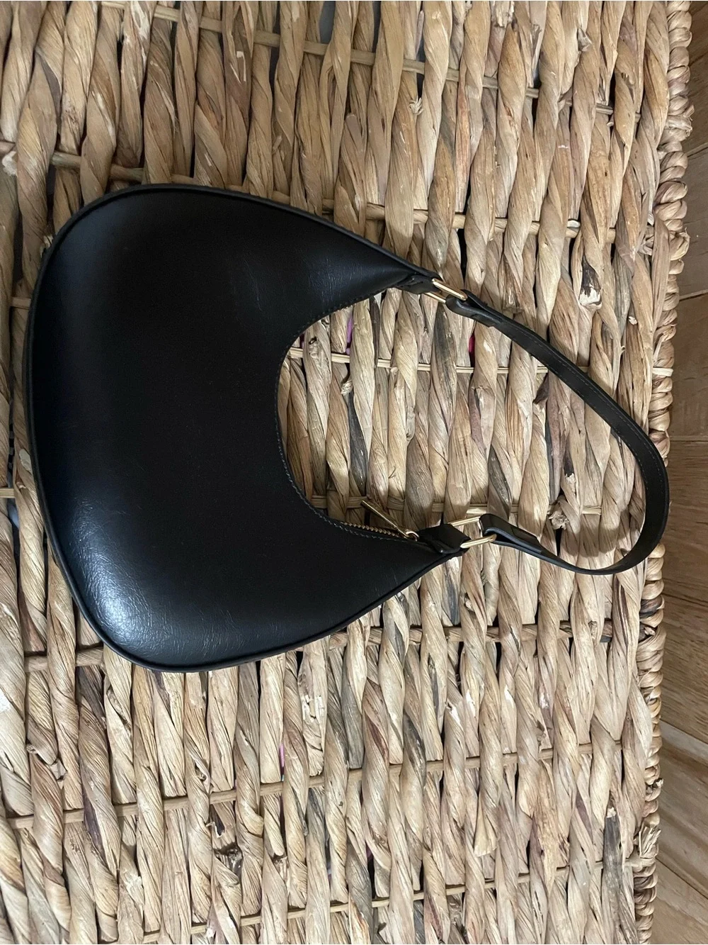 Call It Spring Black Crescent Shoulder Bag - Picture 1 of 2